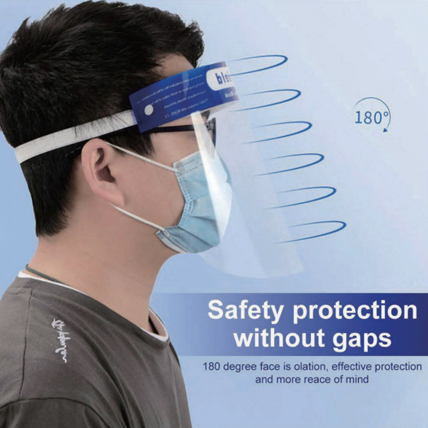 Display Head-Mounted PET Plastic Face Shield